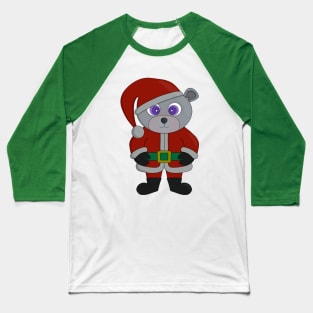 Christmas Santa Claus Bear Baseball T-Shirt